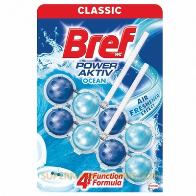 BREF POWER AKTİV WC TEMİZLEYİCİ BLOK OKYANUS 2 Lİ