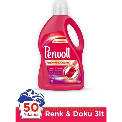 PERWOL RENKİLER İÇİN SIVI DETERJAN 3LT