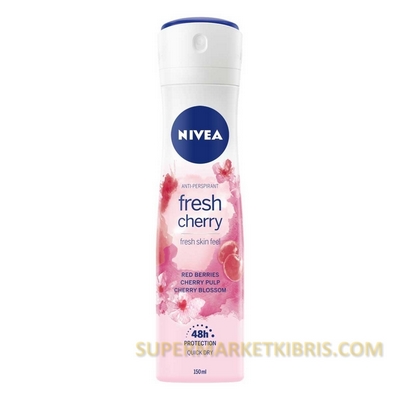 NİVEA DEODORANT FRESH CHERRY 150ML