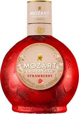 MOZART WHITE CHOC.CREAM STRAWBERRY 50CL