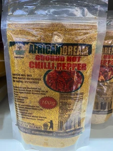 AFRICAN DREAM GROUND HOT CHILLI PEPPER 100G