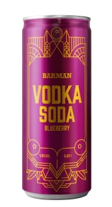 BARMAN VODKA SODA BLUEBERRY 33CL