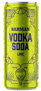 BARMAN VODKA SODA LIME 33CL