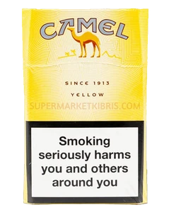 CAMEL FILTERS BOX YELLOW
