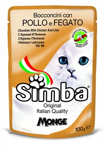 SIMBA CAT CHUNKIES WITH CHICKEN AND LIVER 100GR